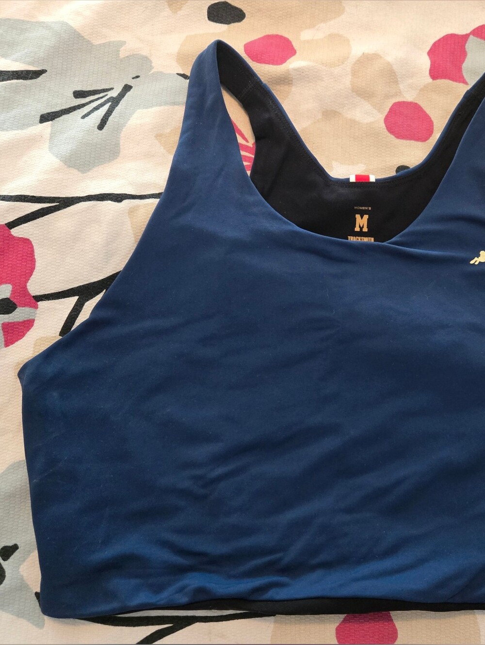 NWT Tracksmith Turnover Crop In Indigo (M)